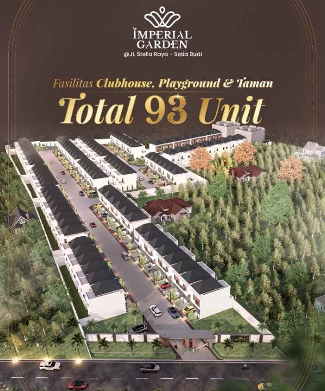 dijual villa jalan stella raya