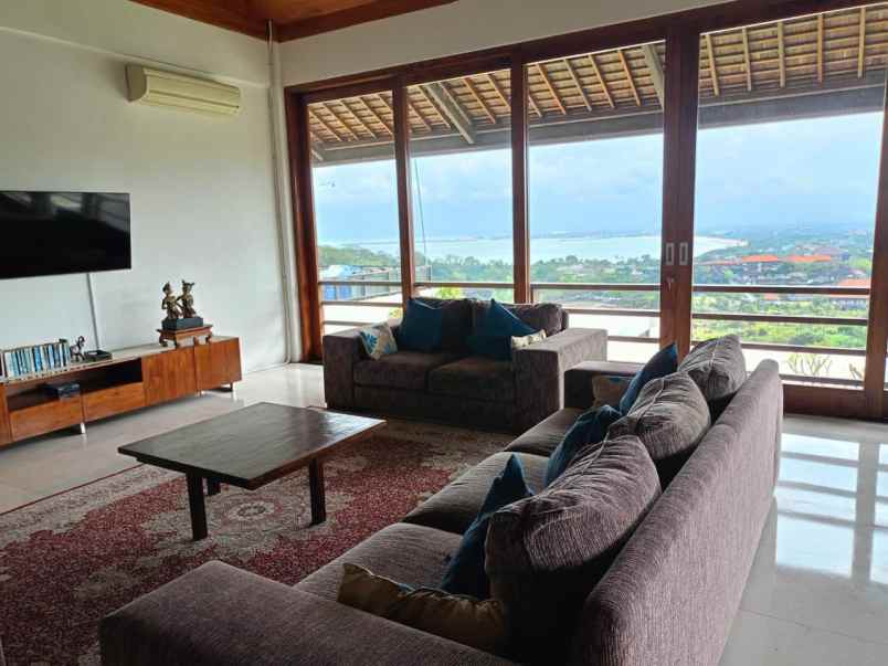 dijual villa view pantai jimbaran airport di bali