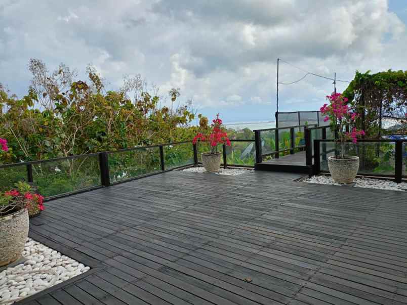 dijual villa view pantai jimbaran airport di bali