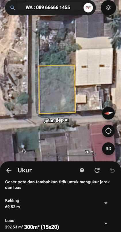 disewakan ruko gudang kantor jalan salembaran kosambi