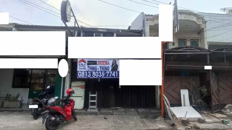 disewakan ruko gudang kantor sumagung kelapa gading