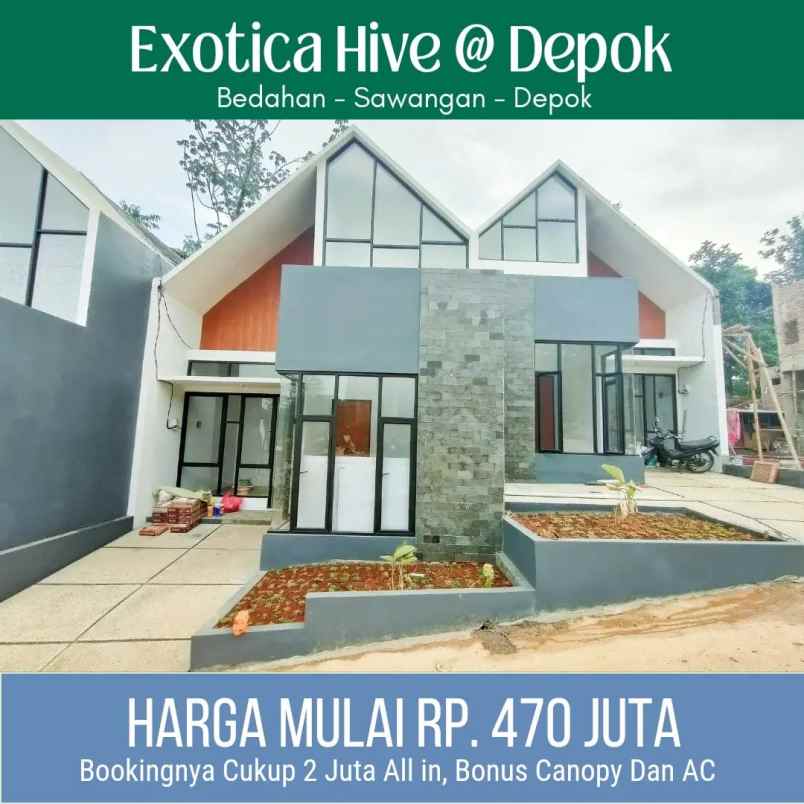 exotica hive rumah di depok harga 500 jutaan