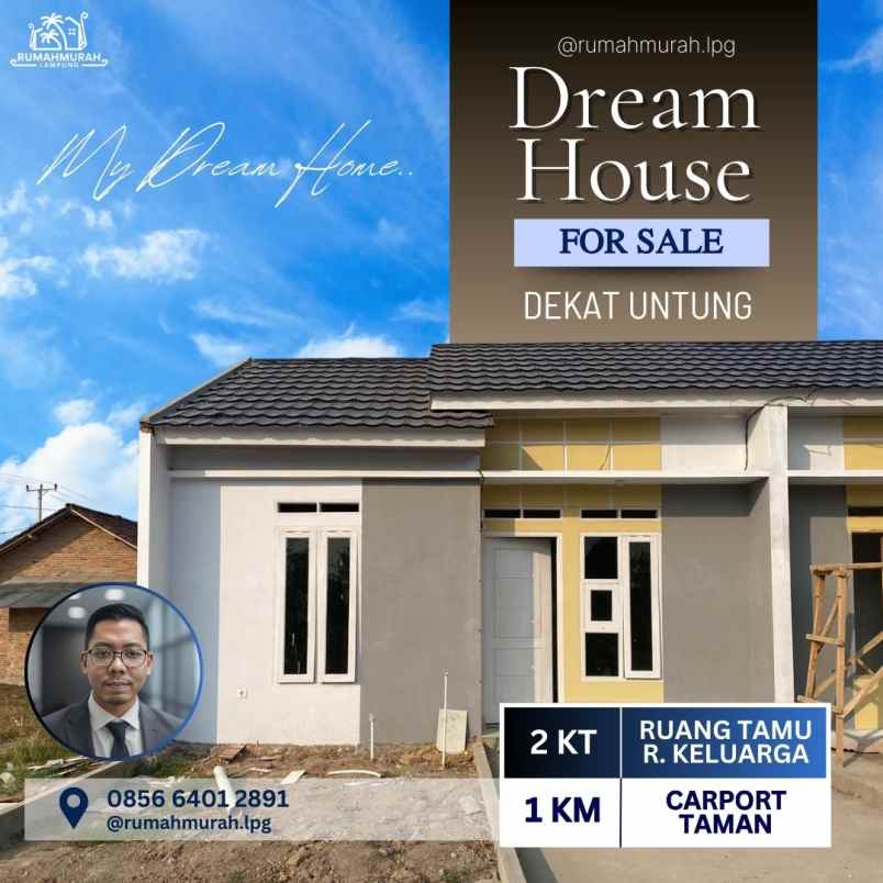 free deposit rumah belakang pasar karang anyar dekat