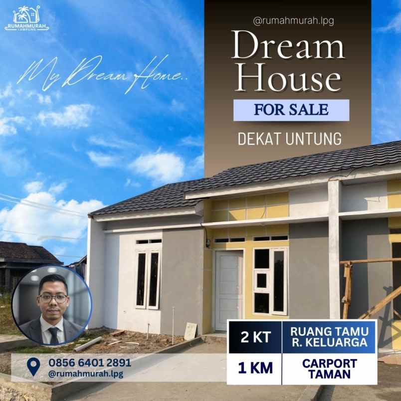 free deposit rumah belakang pasar karang anyar dekat u