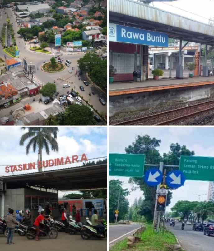 hitung tanah lokasi strategi dekat tol bsd bintaro