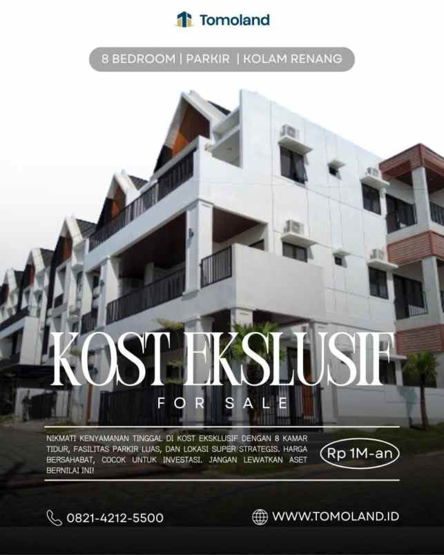 jual rumah kost malang graha agung