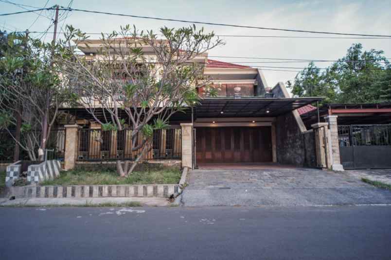 jual rumah mewah shm di margorejo indah kota surabaya