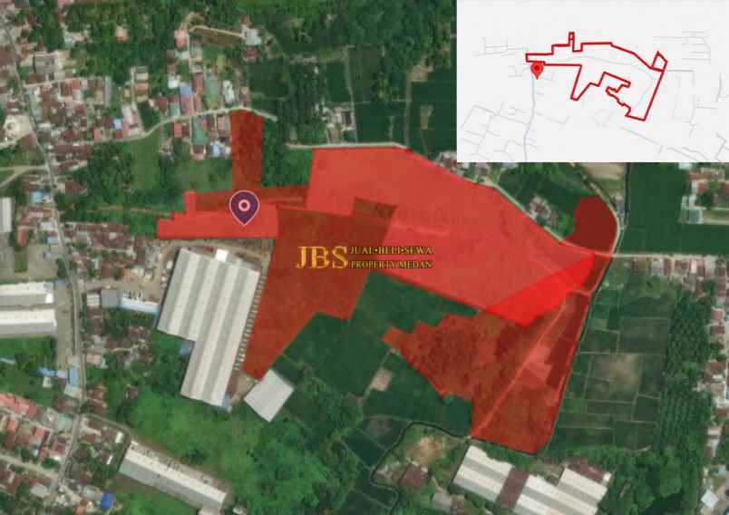 jual tanah kosong di jalan sei blumai hilir tj morawa