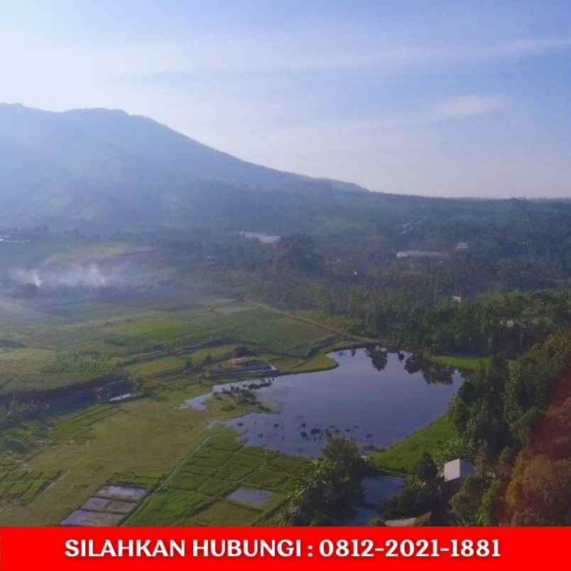 jual tanah view danau dan gunung dibandung