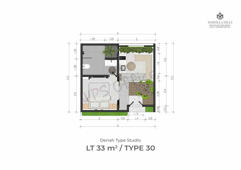 jual villa di kaliurang