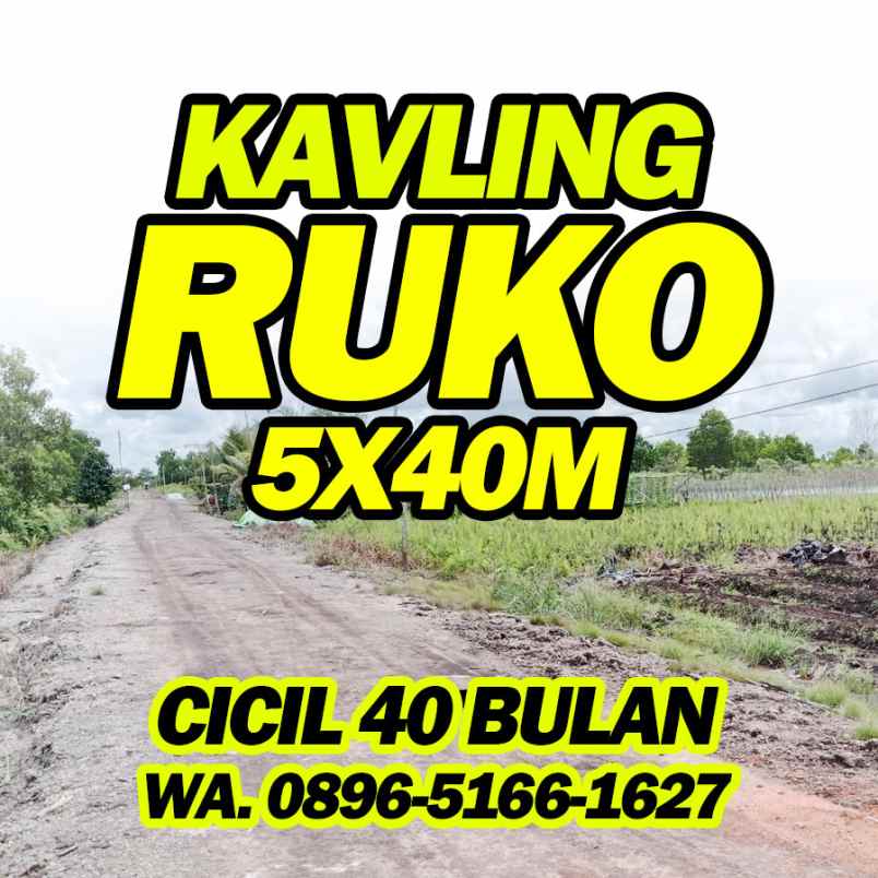 kavling ruko murah cicil tanpa bunga