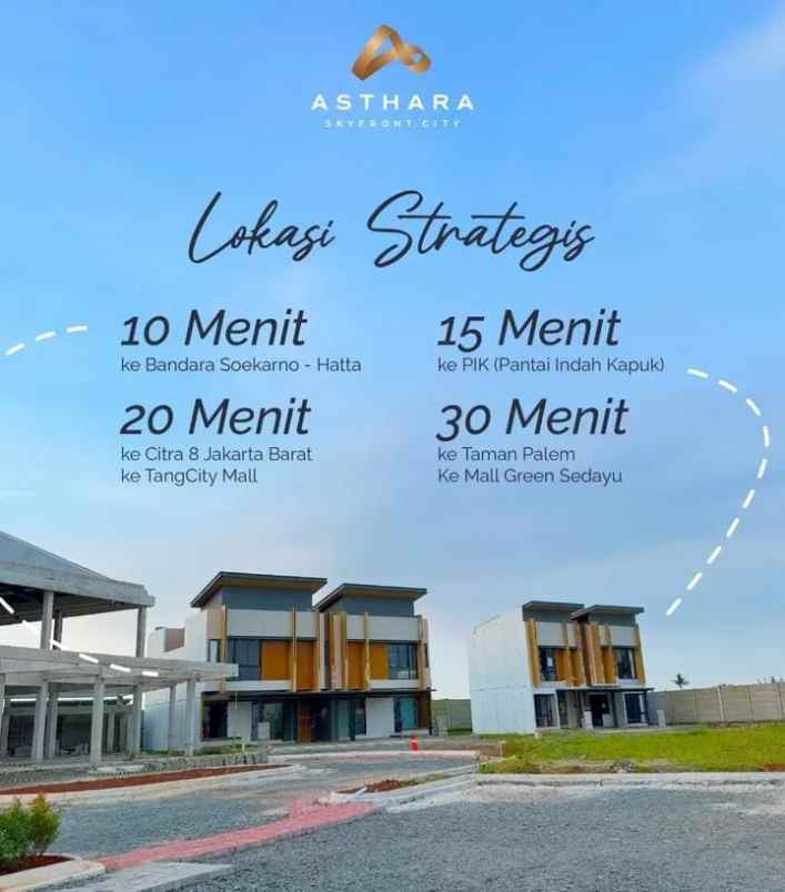 new launching rumah paling di samping bandara