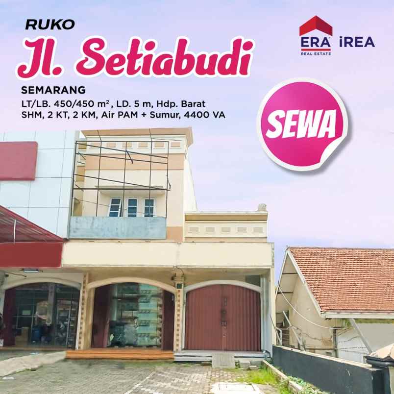 ruko 2 lantai dijln setiabudi banyumanik