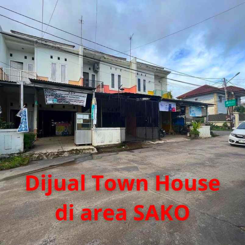 ruko atau townhouse area sako