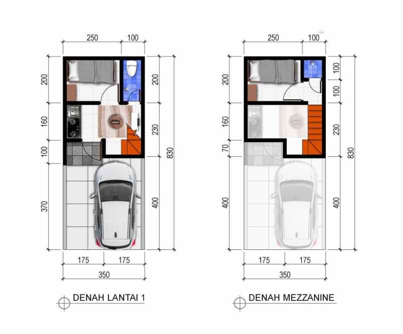 rumah 2 lantai harga 1 lantai di jakarta timur