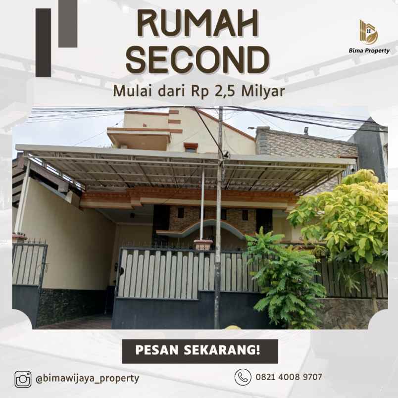 rumah 2 lantai siap huni