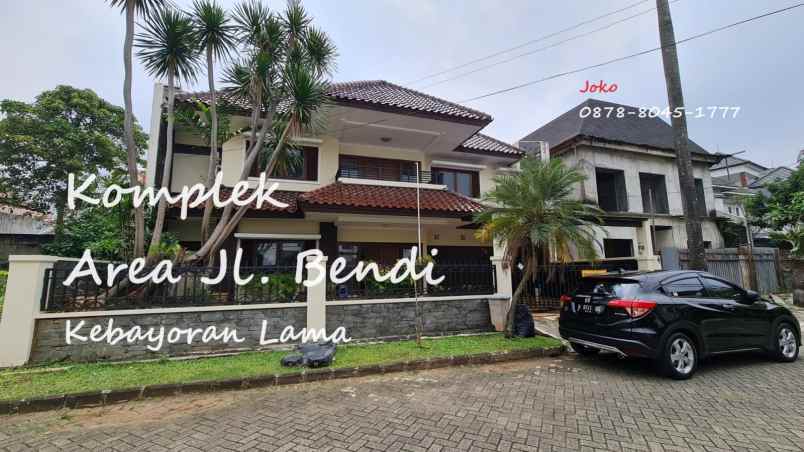 rumah bagus dalam komplek area jl bendi kebayoran lama