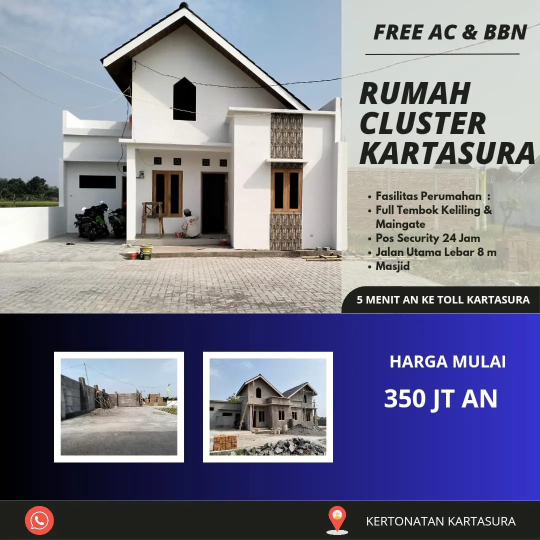 rumah baru di kertonatan kartasura sukoharjo