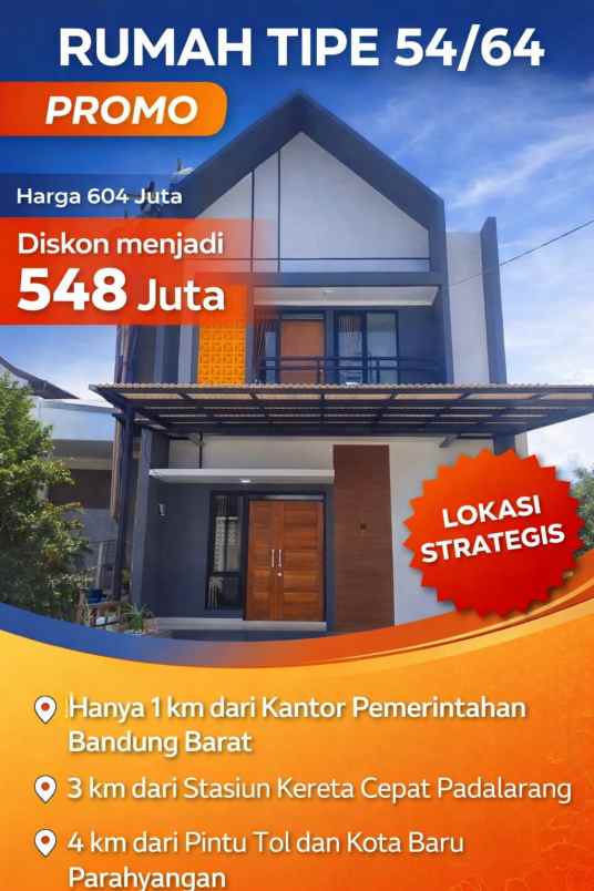 rumah dijual bandung barat ngamprah