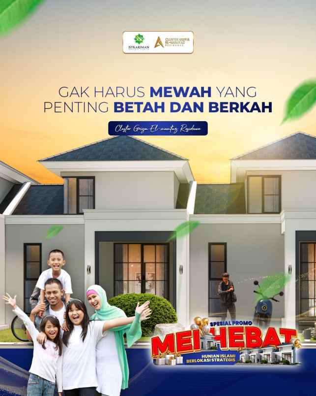 rumah islami modern konsep smart home di bekasi