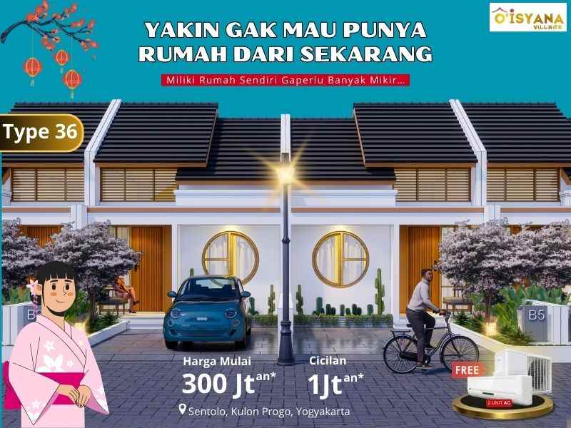 rumah minimalis jepang di jogja barat mulai 350 jutaan