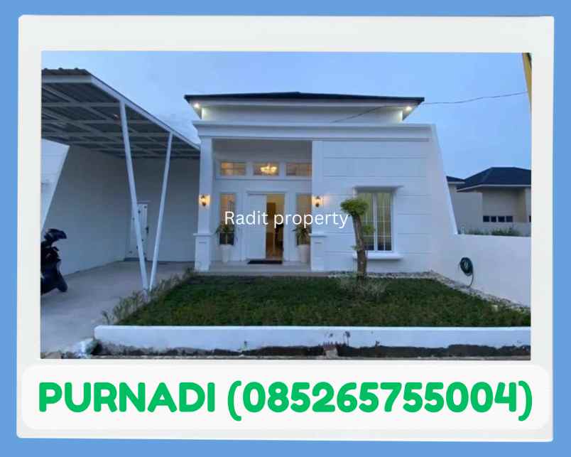 rumah model kekinian jalan parit indah type 50