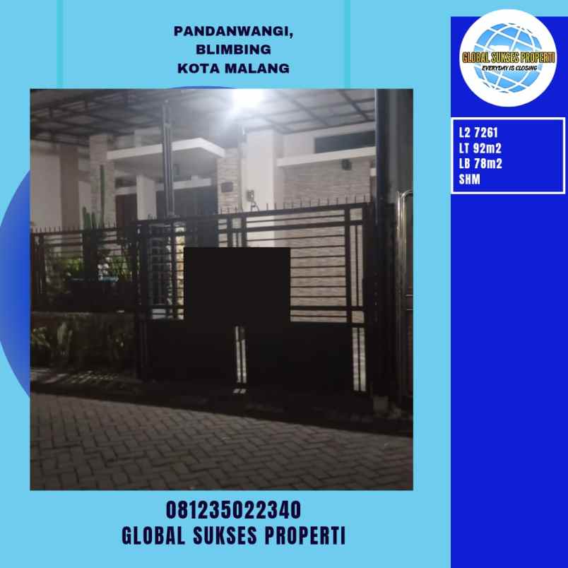 rumah murah full furnished di blimbing malang