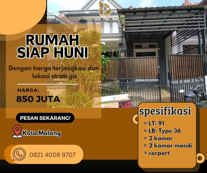 rumah siap huni dengan harga terjangkau