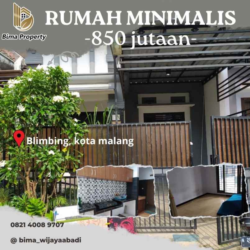 rumah simpel 1 lantai dikota malang