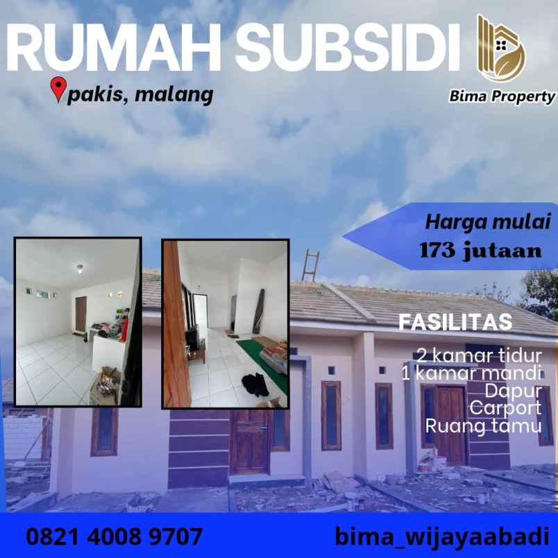 rumah subsidi1 lantai dimalang