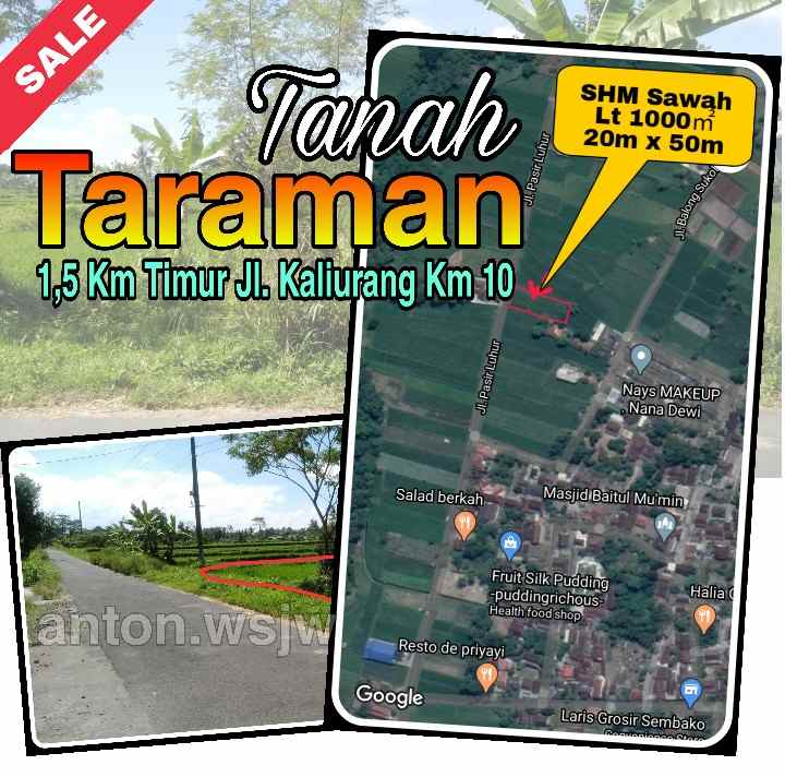 Tanah Taraman View Merapi1 5 Km Timur Jl Kaliurang Km10 Akses Jl Aspa