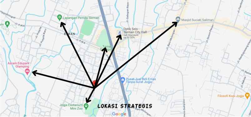 tanah kavling 4 menit ke sleman city hall