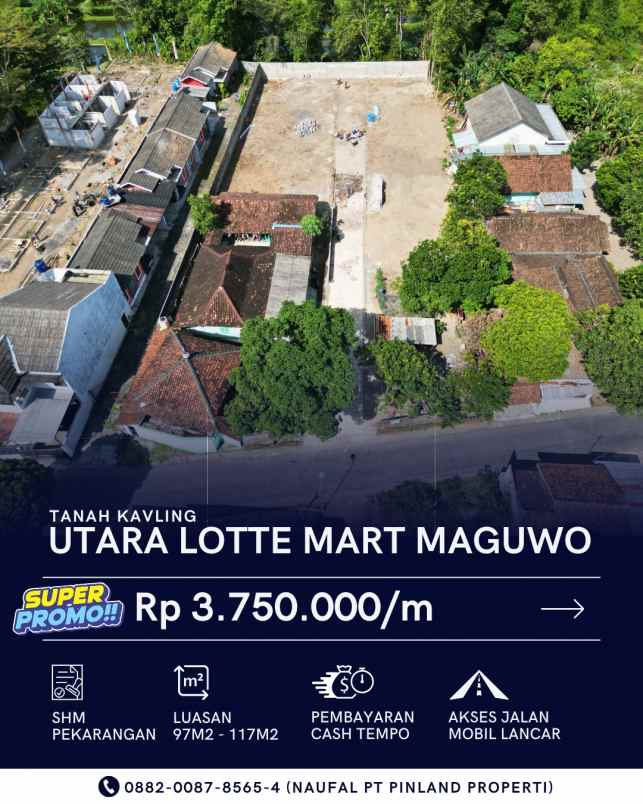 tanah kavling dekat lotte mart dan ringroad utara