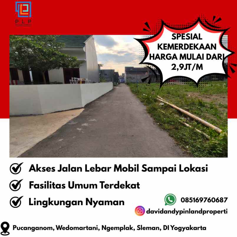 tanah kavling harga terjangkau di kawasan perumahan