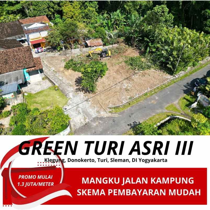 tanah pekarangan 1 3jt meter di selatan kecamatan turi