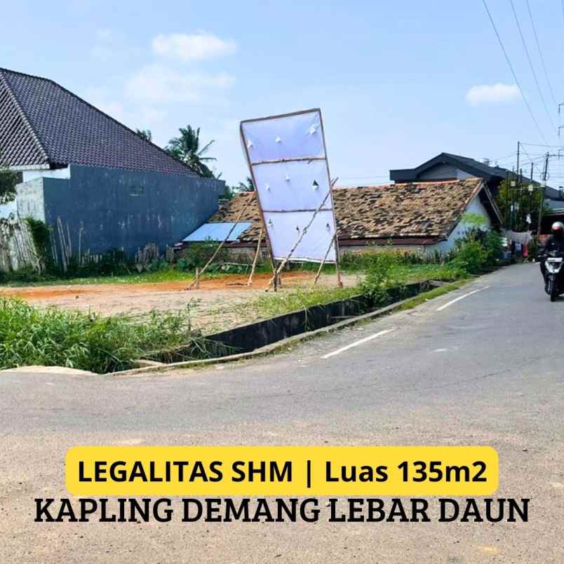 tanah pinggir jalan demang