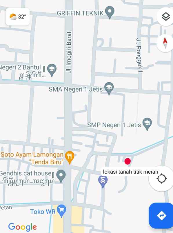 tanah untuk anak sekolah di imogiri bantul