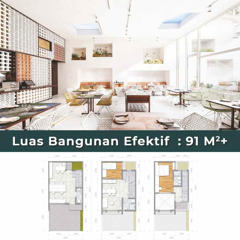 tempat usaha dan rumah di latinos bsd 1 5 miliaran