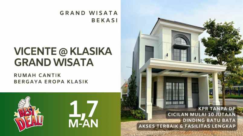 vicente grand wisata bekasi harga perdana