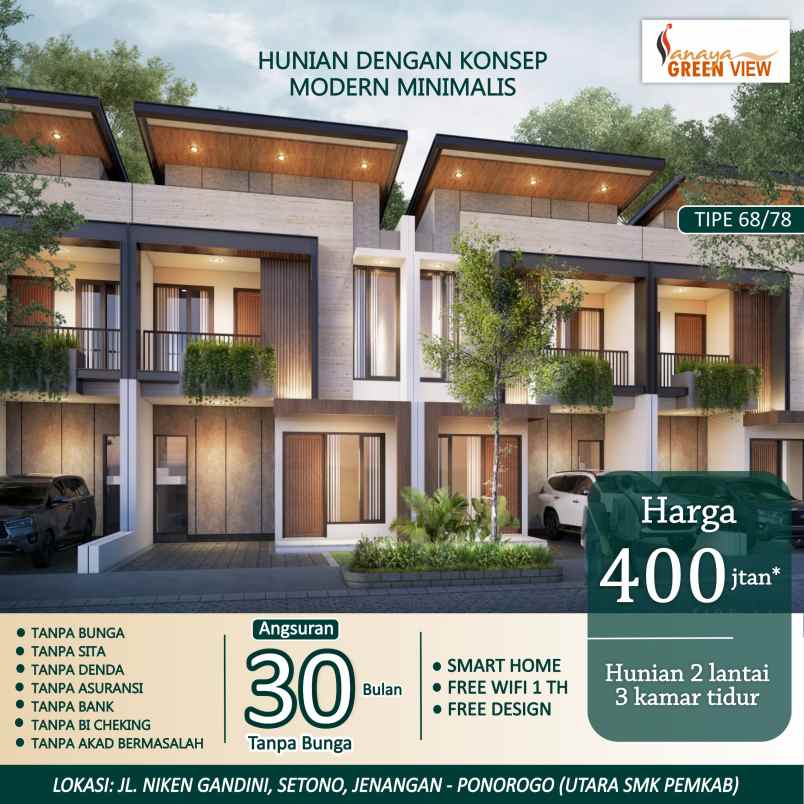 viral call jual rumah syariah ponorogo