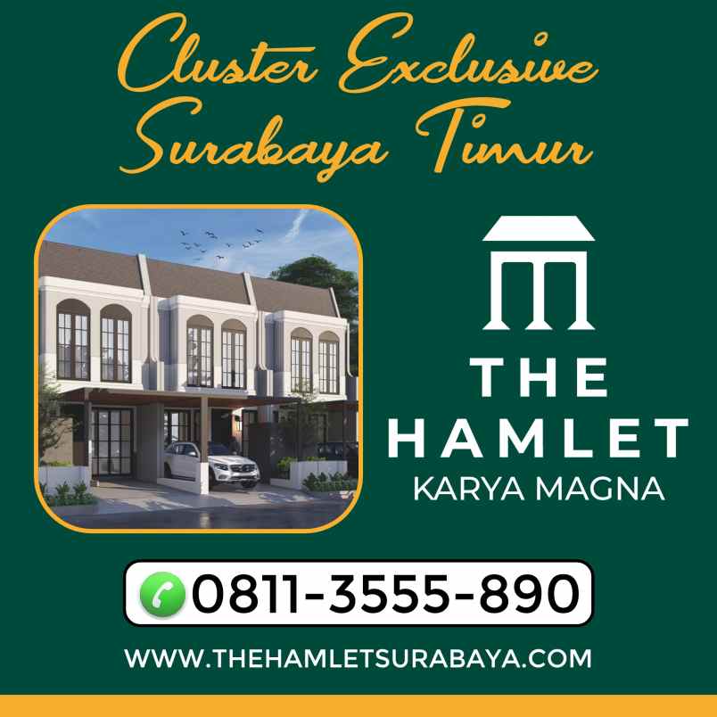 cluster mewah the hamlet sukolilo surabaya timur