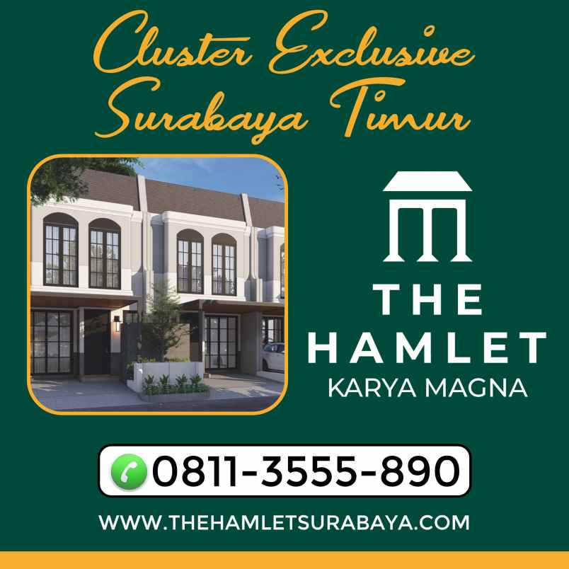 cluster mewah the hamlet sukolilo surabaya timur