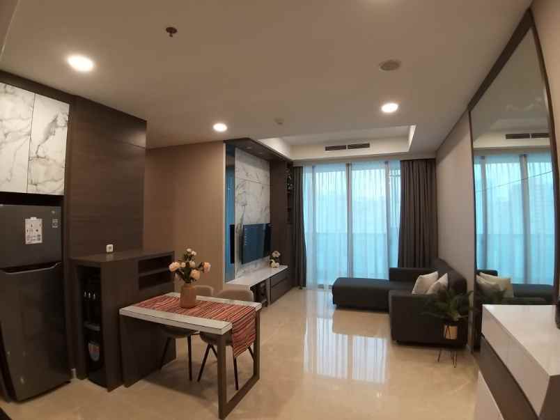 di sewa 2 br apartemen the elements jakarta selatan