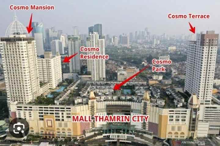 dijual apart cosmo residence thamrin city jkt pus