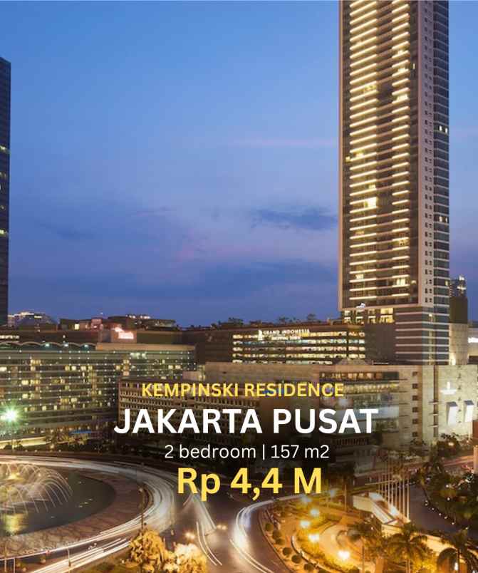 dijual apartemen grand indonesia shopping