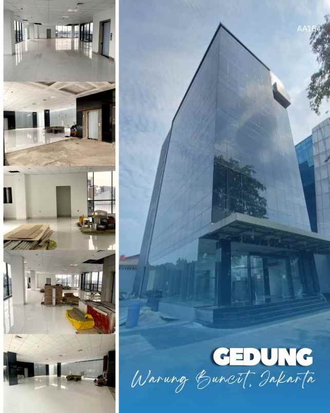 dijual gedung di warung buncit jakarta selatan