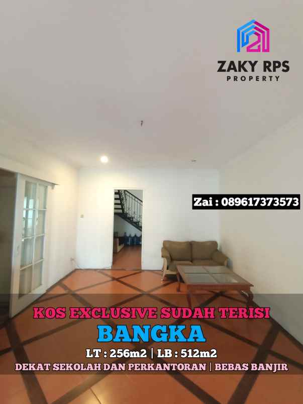 dijual kost jalan bangka