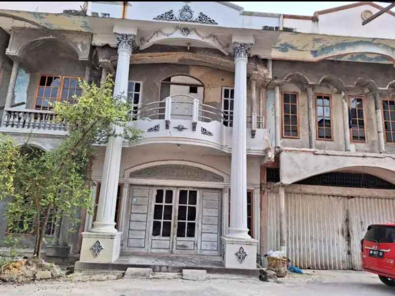 dijual ruko gandeng 3 di sebrang pasar pagi arengka