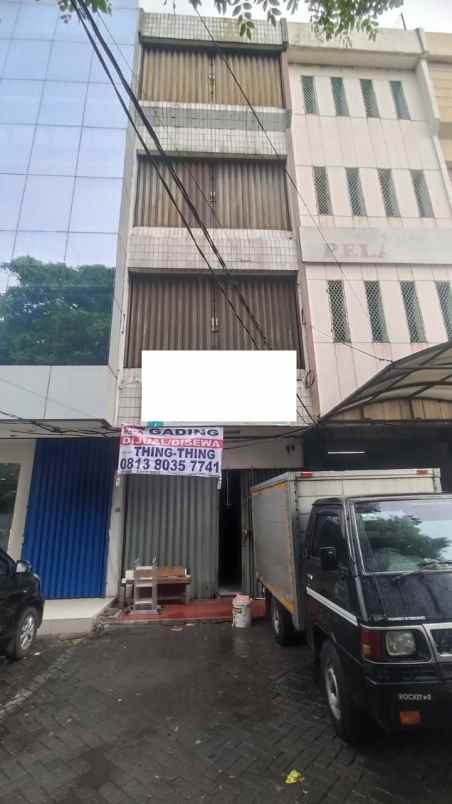 dijual ruko gudang kantor jl letjend suprapto kemayoran