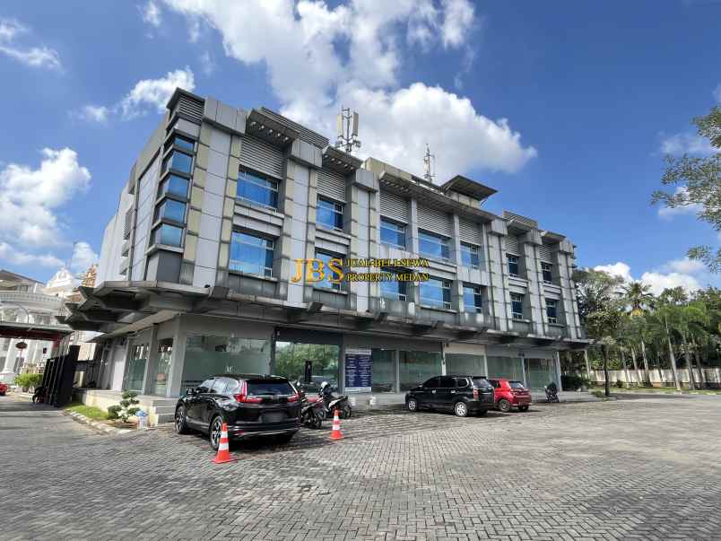 dijual ruko gudang kantor komplek river view polonia